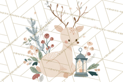 Minimalist Scandinavian Christmas PNG, Nordic Holiday Product Image 4