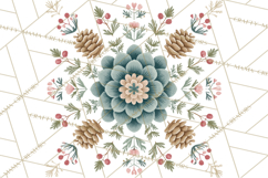 Minimalist Scandinavian Christmas PNG, Nordic Holiday Product Image 2