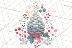 Minimalist Scandinavian Christmas PNG, Nordic Holiday Product Image 3