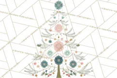 Minimalist Scandinavian Christmas PNG, Nordic Holiday Product Image 4