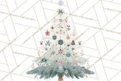 Minimalist Scandinavian Christmas PNG, Nordic Holiday Product Image 5