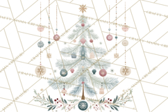 Minimalist Scandinavian Christmas PNG, Nordic Holiday Product Image 4