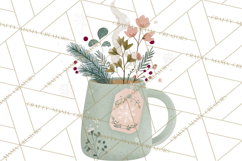 Minimalist Scandinavian Christmas PNG, Nordic Holiday Product Image 2