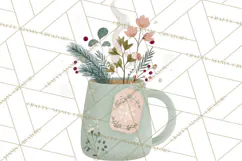 Minimalist Scandinavian Christmas PNG, Nordic Holiday Product Image 2