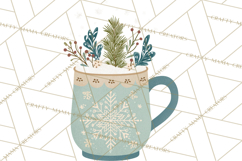 Minimalist Scandinavian Christmas PNG, Nordic Holiday Product Image 5