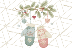 Minimalist Scandinavian Christmas PNG, Nordic Holiday Product Image 2