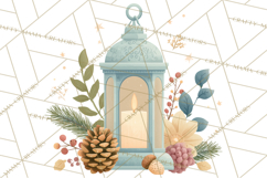 Minimalist Scandinavian Christmas PNG, Nordic Holiday Product Image 3