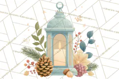 Minimalist Scandinavian Christmas PNG, Nordic Holiday Product Image 3