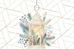Minimalist Scandinavian Christmas PNG, Nordic Holiday Product Image 4