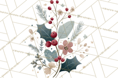 Minimalist Scandinavian Christmas PNG, Nordic Holiday Product Image 5