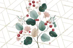 Minimalist Scandinavian Christmas PNG, Nordic Holiday Product Image 3