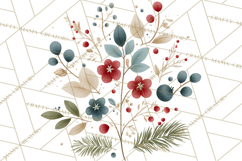 Minimalist Scandinavian Christmas PNG, Nordic Holiday Product Image 4
