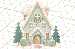 Minimalist Scandinavian Christmas PNG, Nordic Holiday Product Image 3