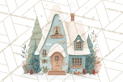 Minimalist Scandinavian Christmas PNG, Nordic Holiday Product Image 2