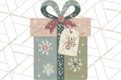Minimalist Scandinavian Christmas PNG, Nordic Holiday Product Image 4