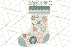 Minimalist Scandinavian Christmas PNG, Nordic Holiday Product Image 4