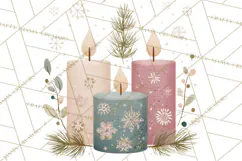 Minimalist Scandinavian Christmas PNG, Nordic Holiday Product Image 4