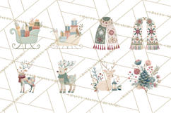 Minimalist Scandinavian Christmas PNG, Nordic Holiday Product Image 5