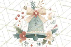 Minimalist Scandinavian Christmas PNG, Nordic Holiday Product Image 4