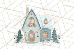 Minimalist Scandinavian Christmas PNG, Nordic Holiday Product Image 5