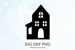 House SVG|Scandinavian House Cut File Product Image 1