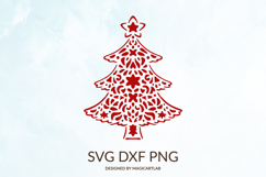 Christmas Tree Stencil, Scandinavian Pattern