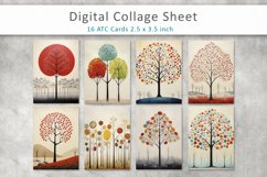 Scandinavian Tree ATC Cards Product Image 3