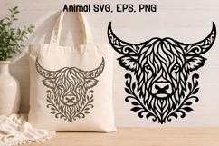 Scandinavian Ornament SVG Design | Farm Animal SVG Product Image 1