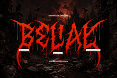 Scardoom | Black Metal Font Product Image 10