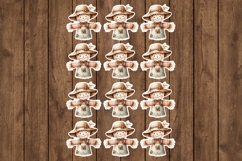Scarecrow Printable Stickers - PNG Sticker Sheet