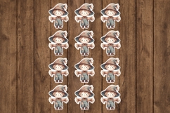 Scarecrow Printable Stickers - PNG Sticker Sheet
