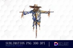 Scarecrow Straw Watercolor Clipart Product Image 1