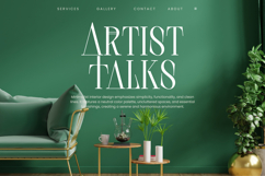 Scarfi Modern - All Caps Serif Display Font Product Image 6