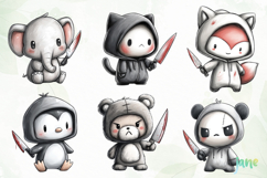 Scary Animals Sublimation PNG Product Image 2