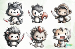 Scary Animals Sublimation PNG Product Image 7