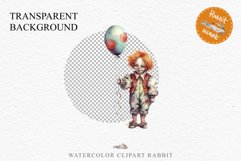 Scary Clown Creepy Spooky Halloween Clipart PNG Scrapbooking Fairy Tale Art Image Watercolor Transparent Print illustration sublimation creepy printable digital