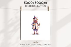 Scary Clown Creepy Spooky Halloween Clipart PNG Scrapbooking Fairy Tale Art Image Watercolor Transparent Print illustration sublimation creepy printable digital