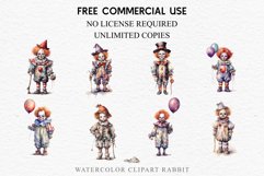 watercolor Scary Clown, spooky clipart, nursery, Creepy Witch art, halloween decoration art Scary Clown Creepy Spooky Halloween Clipart PNG Scrapbooking Fairy Tale Art Image Watercolor Transparent Print illustration sublimation creepy printable digital