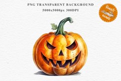 Scary Halloween Pumpkin Face Spooky Clipart PNG Scrapbooking Art Tale Image Watercolor Transparent Print illustration sublimation creepy printable digital watercolor scary halloween Pumpkin face, car clipart, sublimation nursery, fall autumn