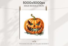 Scary Halloween Pumpkin Face Spooky Clipart PNG Scrapbooking Art Tale Image Watercolor Transparent Print illustration sublimation creepy printable digital watercolor scary halloween Pumpkin face, car clipart, sublimation nursery, fall autumn