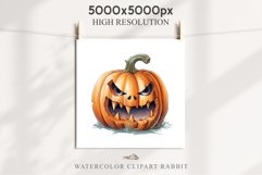 Scary Halloween Pumpkin Face Spooky Clipart PNG Scrapbooking Art Tale Image Watercolor Transparent Print illustration sublimation creepy printable digital watercolor scary halloween Pumpkin face, car clipart, sublimation nursery, fall autumn