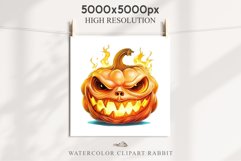 Scary Halloween Pumpkin Face Spooky Clipart PNG Scrapbooking Art Tale Image Watercolor Transparent Print illustration sublimation creepy printable digital watercolor scary halloween Pumpkin face, car clipart, sublimation nursery, fall autumn