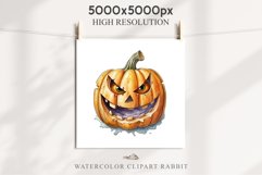 Scary Halloween Pumpkin Face Spooky Clipart PNG Scrapbooking Art Tale Image Watercolor Transparent Print illustration sublimation creepy printable digital watercolor scary halloween Pumpkin face, car clipart, sublimation nursery, fall autumn