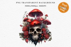 Scary Mushroom Dark Fall PNG Halloween Clipart Scrapbooking Fairy Tale Art Image Watercolor Transparent Print illustration sublimation creepy printable digital Scary clipart, spooky Pumpkin nursery, Creepy decoration art image
