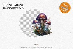 Scary Mushroom Dark Fall PNG Halloween Clipart Scrapbooking Fairy Tale Art Image Watercolor Transparent Print illustration sublimation creepy printable digital Scary clipart, spooky Pumpkin nursery, Creepy decoration art image