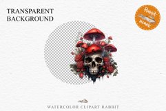 Scary Mushroom Dark Fall PNG Halloween Clipart Scrapbooking Fairy Tale Art Image Watercolor Transparent Print illustration sublimation creepy printable digital Scary clipart, spooky Pumpkin nursery, Creepy decoration art image