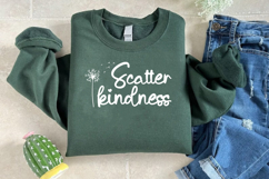 Scatter kindness SVG, Inspirational quote SVG Product Image 3