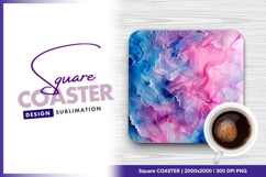 Abstract square coaster png Product Image 1
