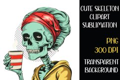 Tired Skeleton Clipart Product Image 1