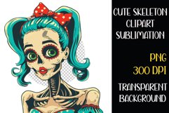 Cute Skeleton Clipart Product Image 1